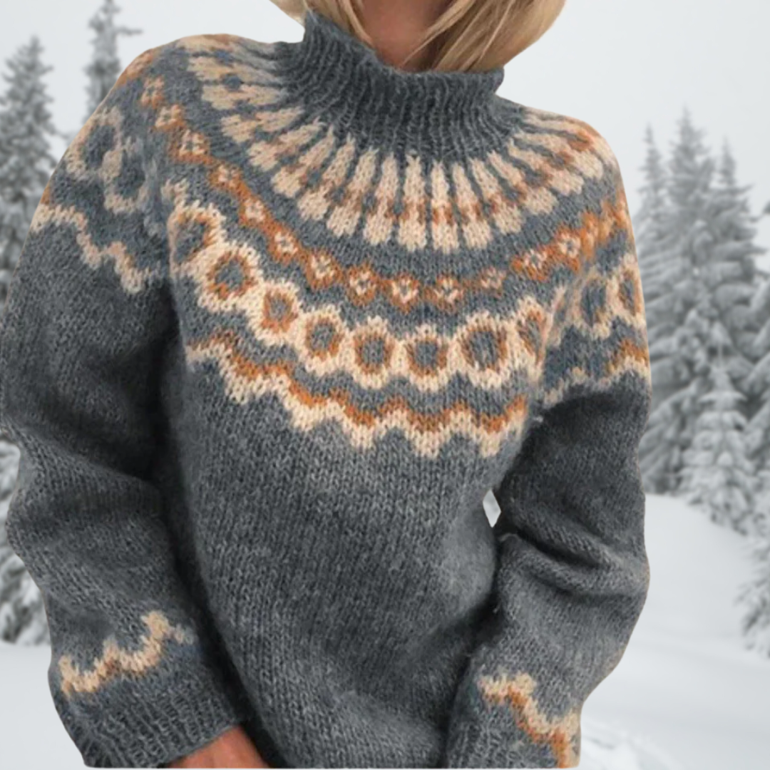 Dames Gebreide Pullover | Norweger, Warm
