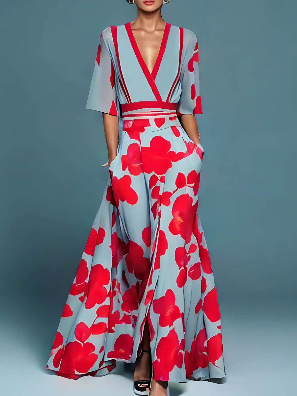 Dames Zomer Jurk | Maxi, Elegante Print