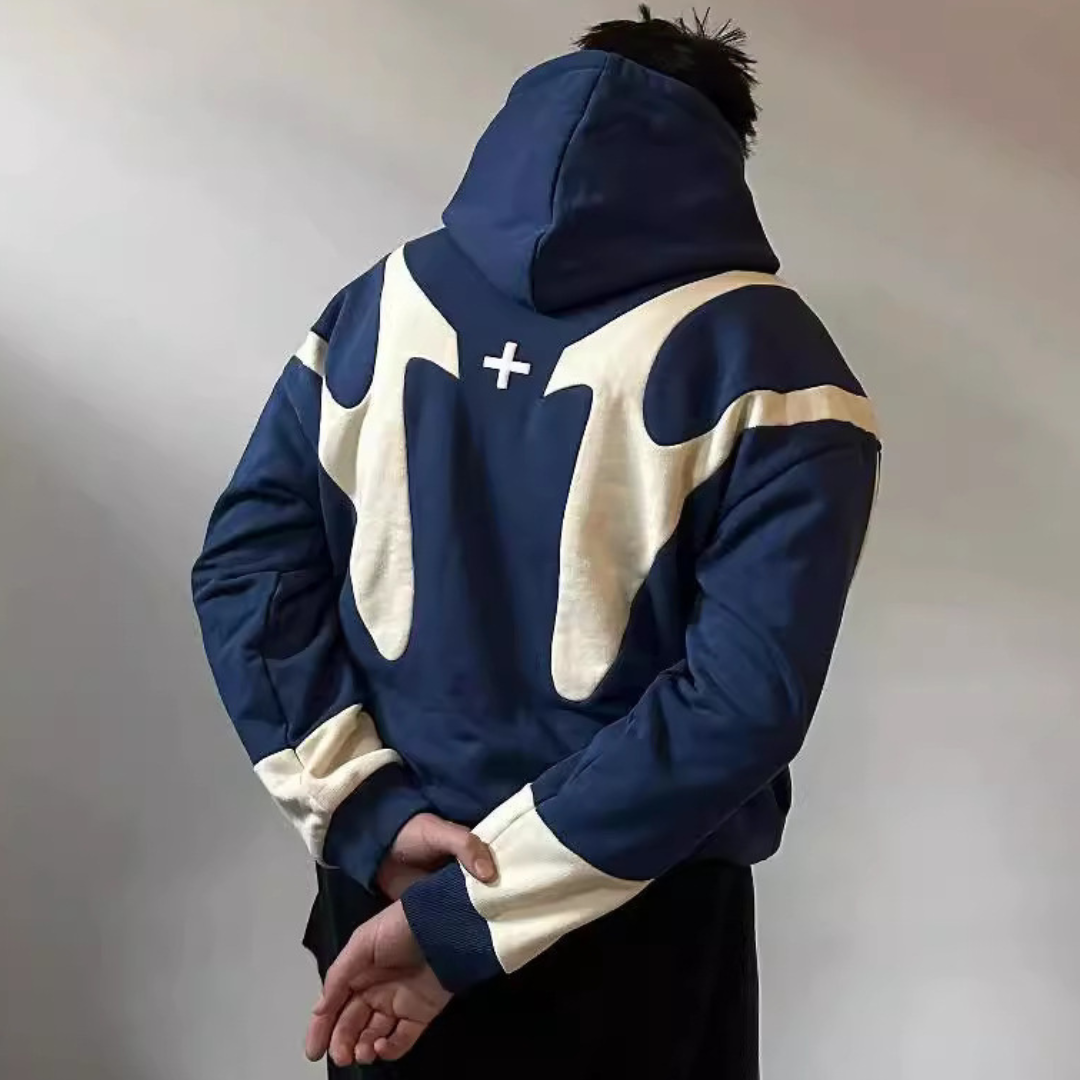 Heren Grafische Hoodie Lente | Ritssluiting, Kap
