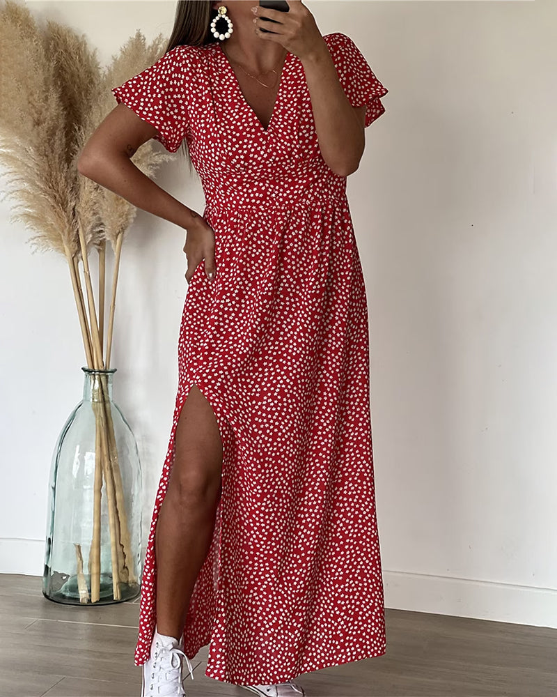 Dames Zomer Jurk | Maxi, Polkadot