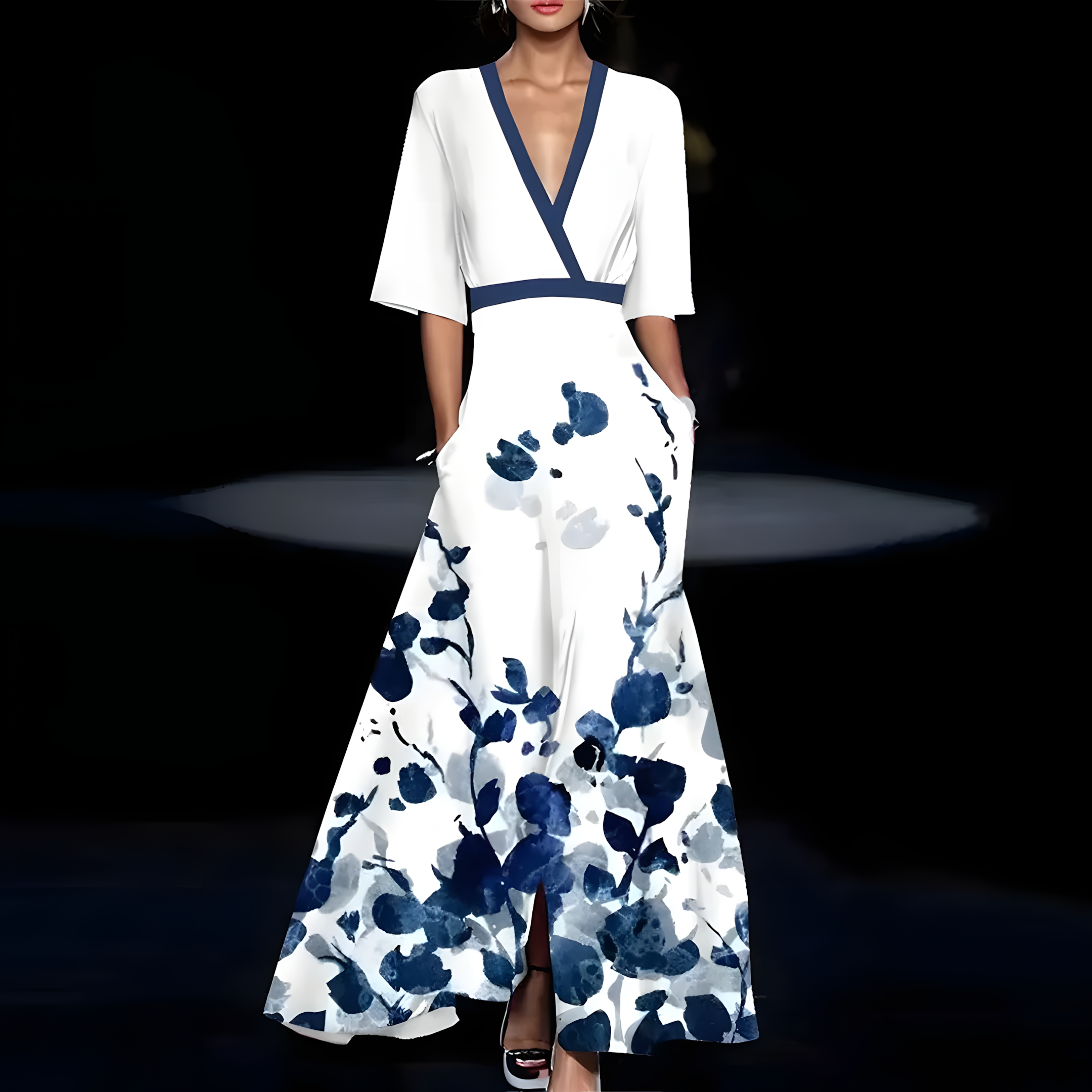Dames Zomer Jurk | Maxi, Elegante Print