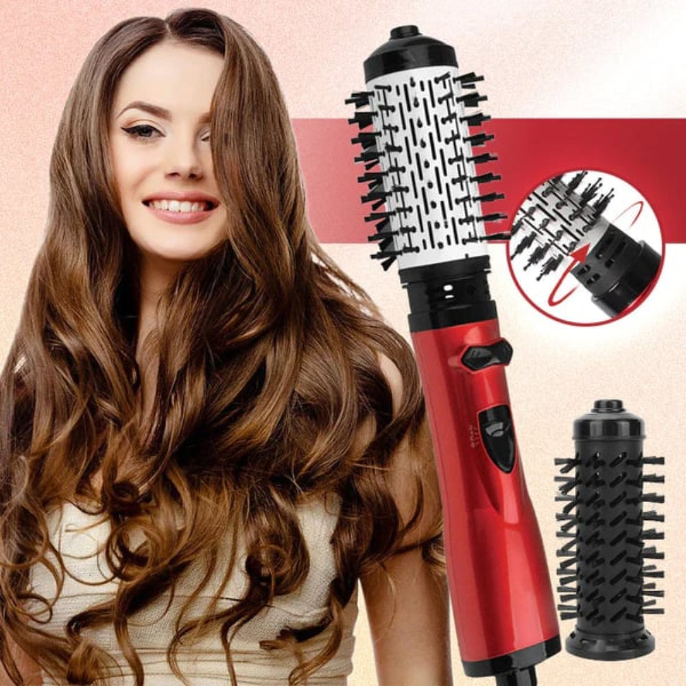 3-in-1 Roterende Föhnborstel Ionische Haardroger Styler