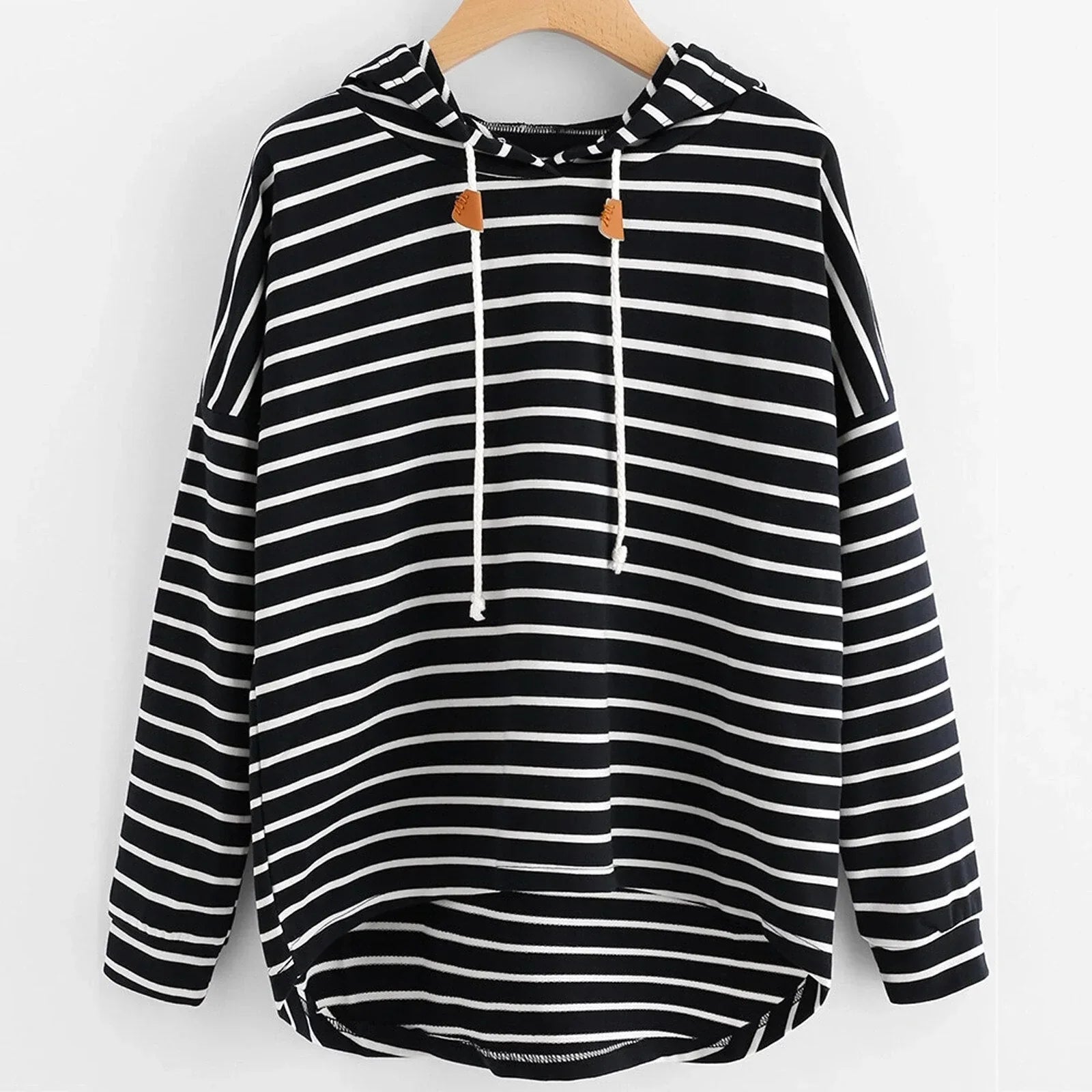 Dames Zomer Hoodie | Gestreept, Met Capuchon