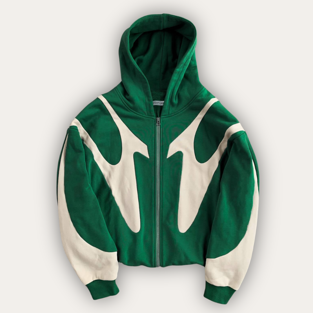Heren Grafische Hoodie Lente | Ritssluiting, Kap
