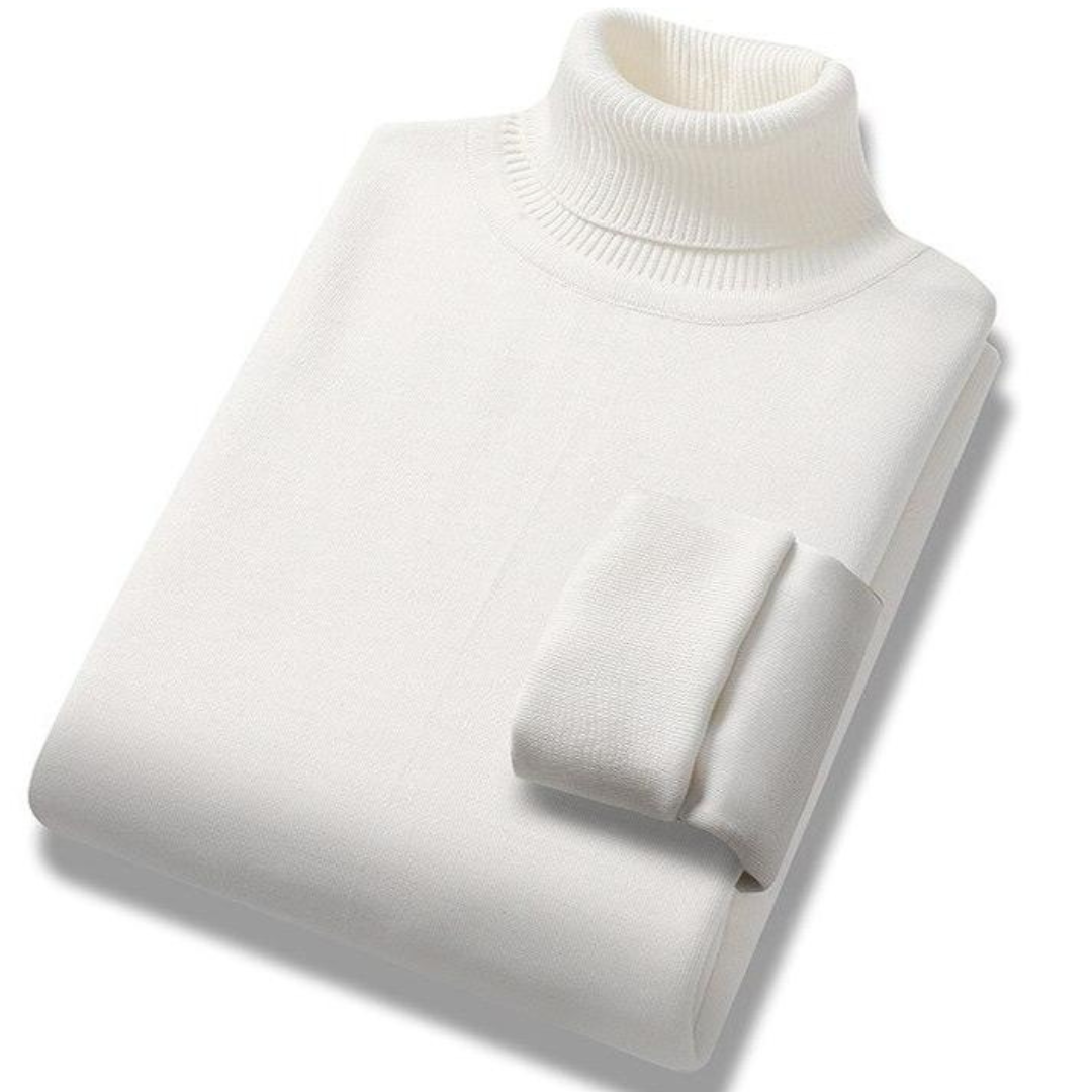Heren Rollkragen Pullover | Warme Fleecevoeringstijl