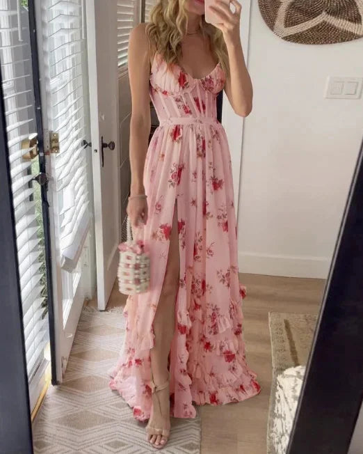 Anna | Dames elegante strandjurk | Maxi