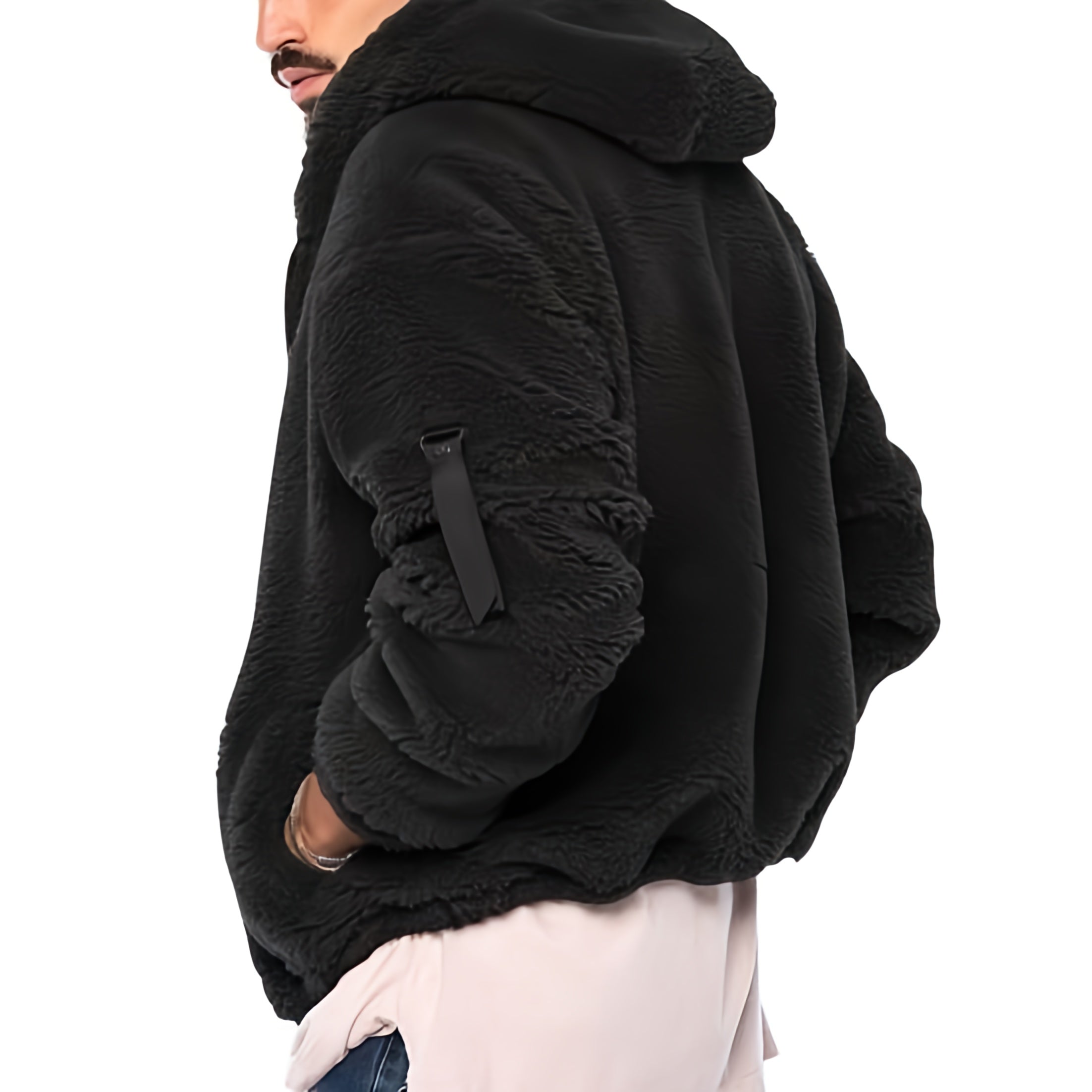 Heren Teddy Fleece Jas met Ritssluiting | Warm, Comfortabel