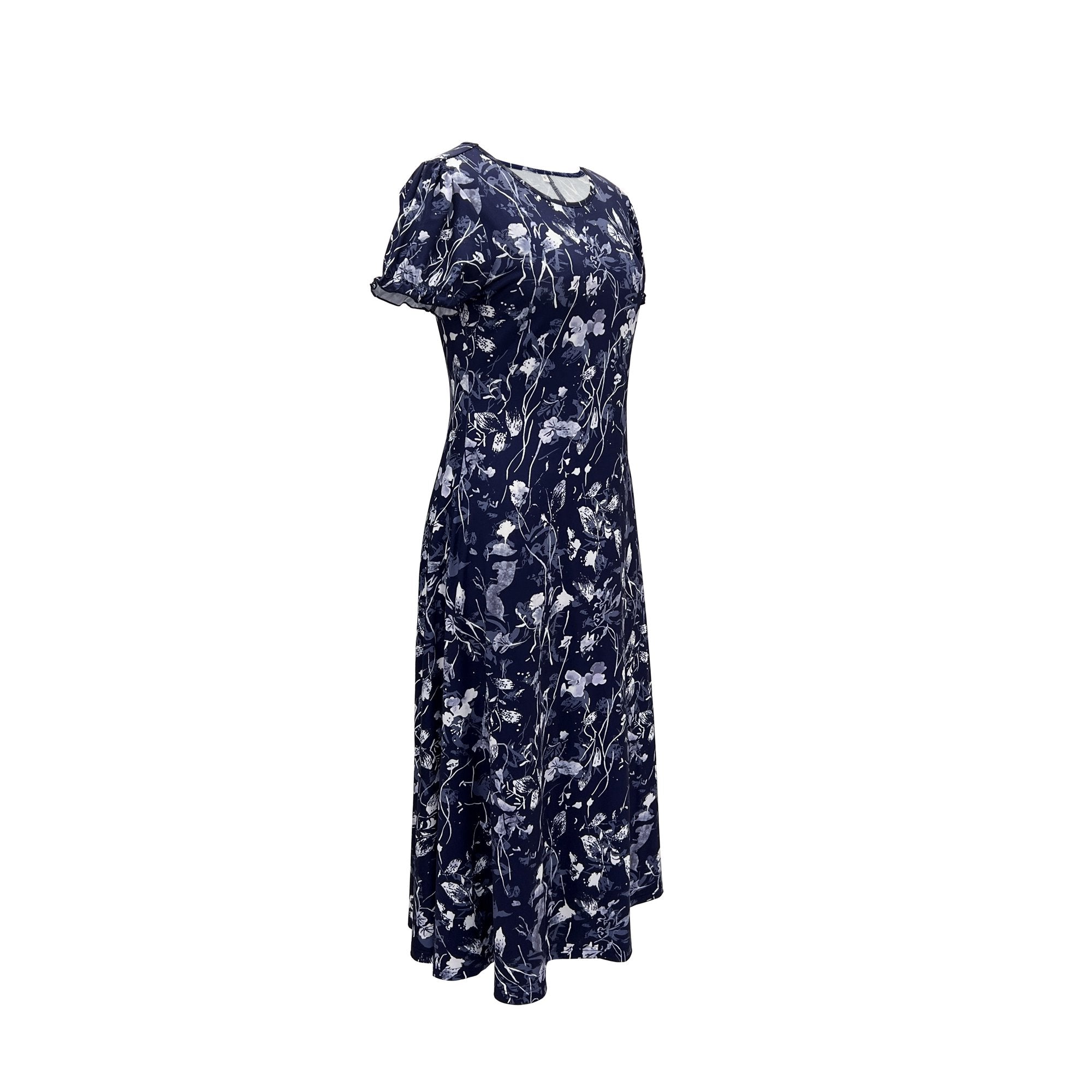 Dames Elegante zomerjurk met bloemenpatroon | Midi
