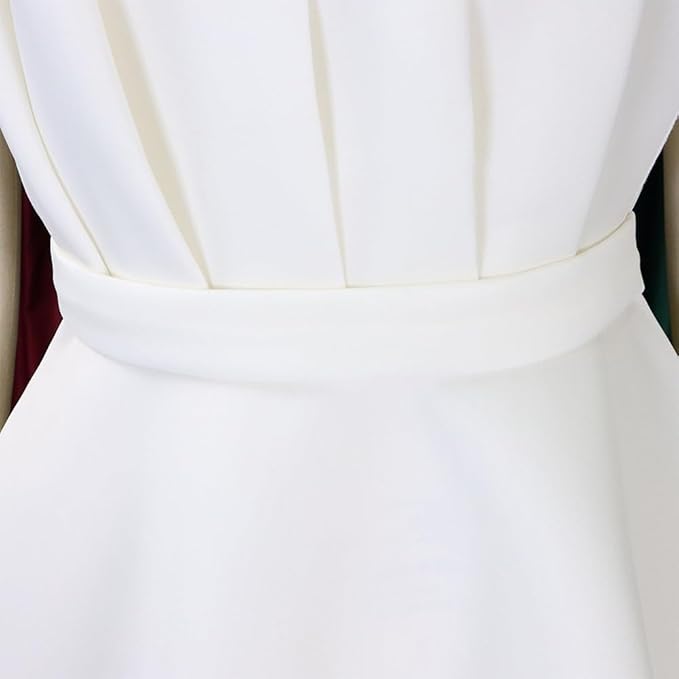 Dames Elegante asymmetrische zomerjurk | Midi