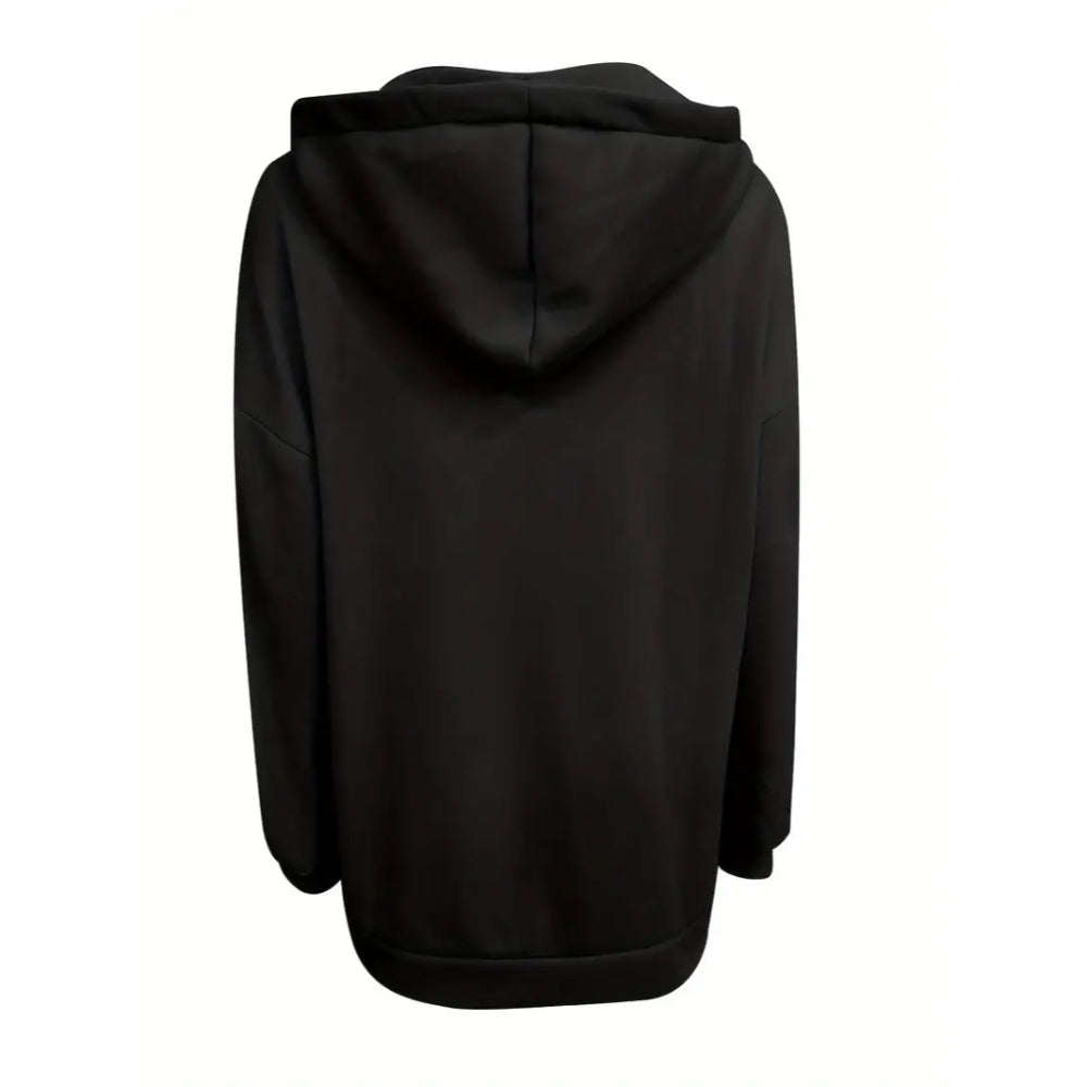 Dames Oversized Hoodie Jurk | Lange Mouwen, Capuchon