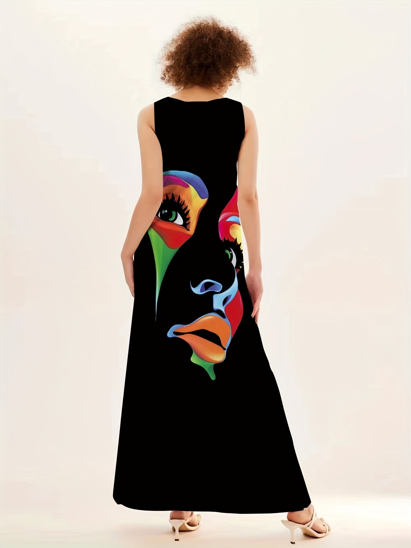 Abito estivo elegante artistico da donna | Maxi
