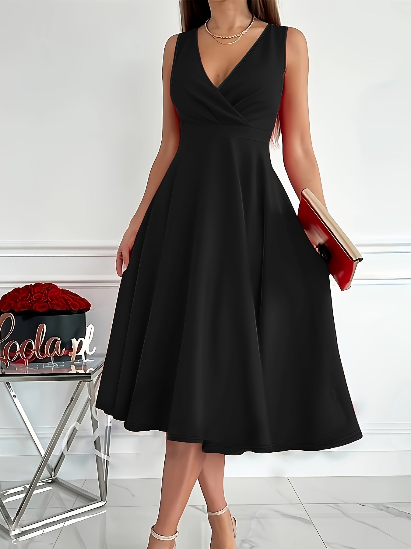 Abito da sera da donna a linea ad A | Midi
