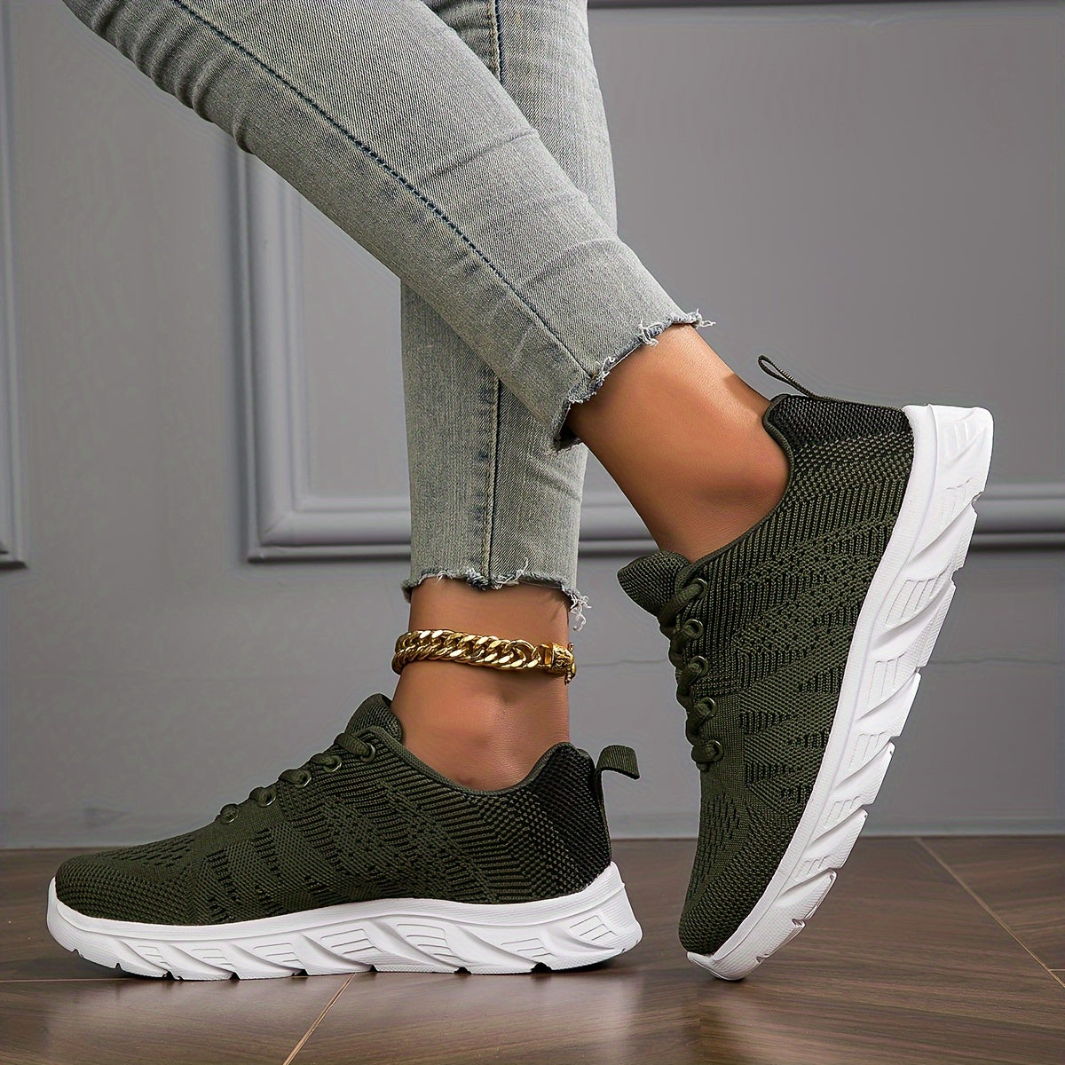 Dames Comfortabele Ademend Hardloopschoenen | Lichtgewicht Slipvast