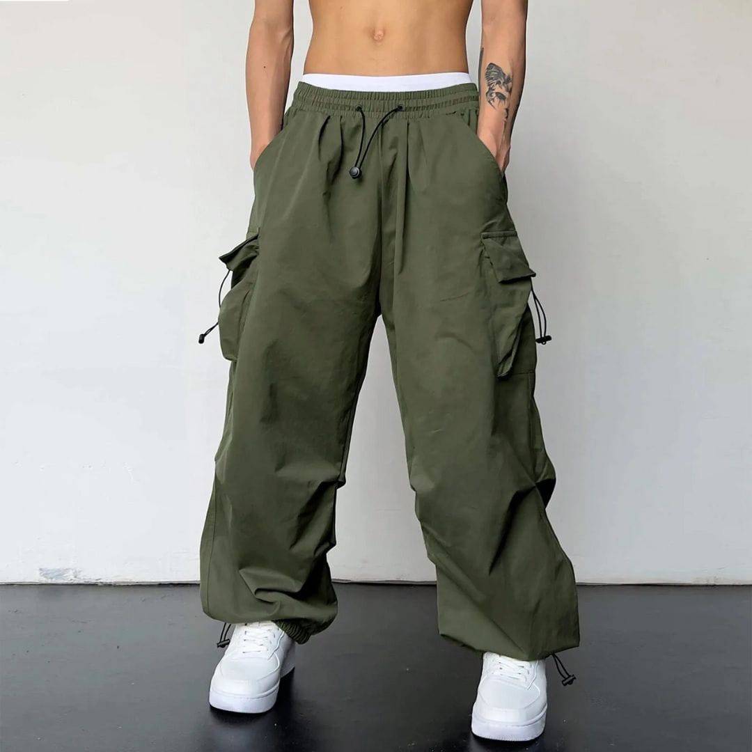 Heren Baggy Broek | Cargozakkenstijl