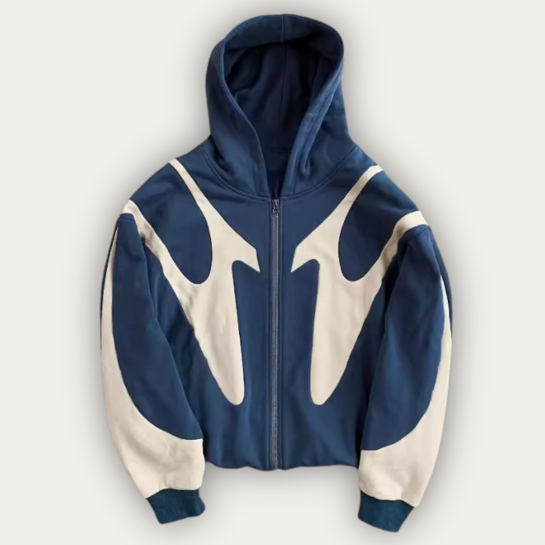 Heren Grafische Hoodie Lente | Ritssluiting, Kap