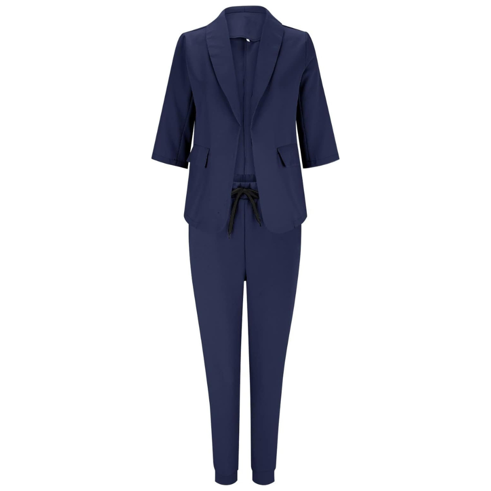 Dames Modern Elegant Zomer Set | Slim Fit, Met Hosen