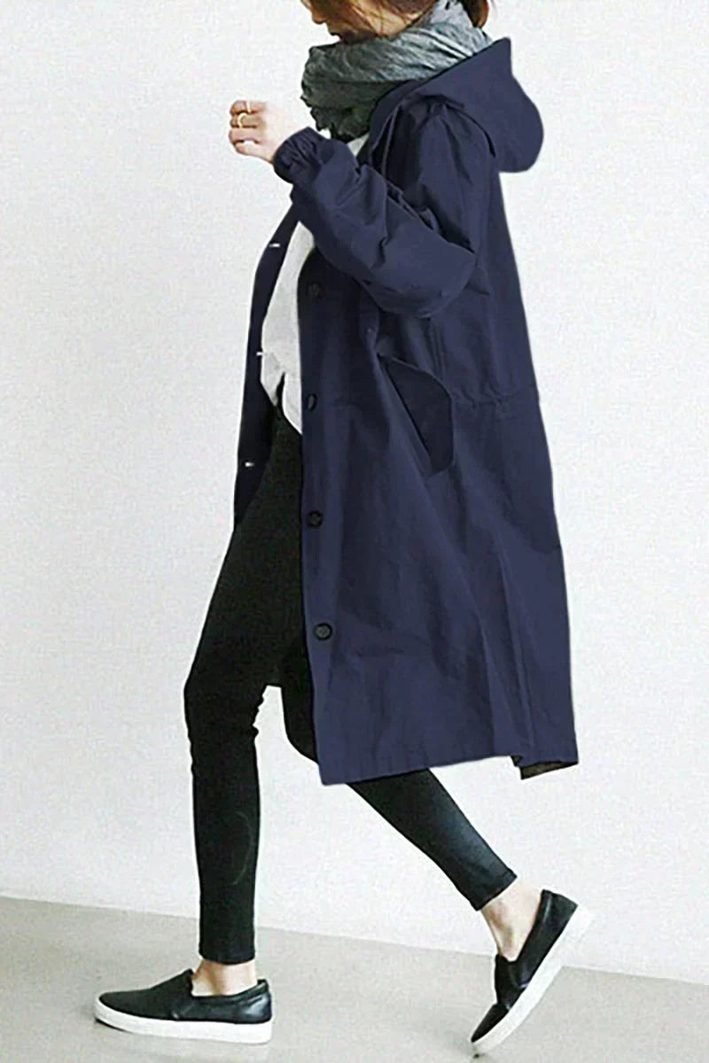 Dames Herfst Parka | Lang, Met Capuchon