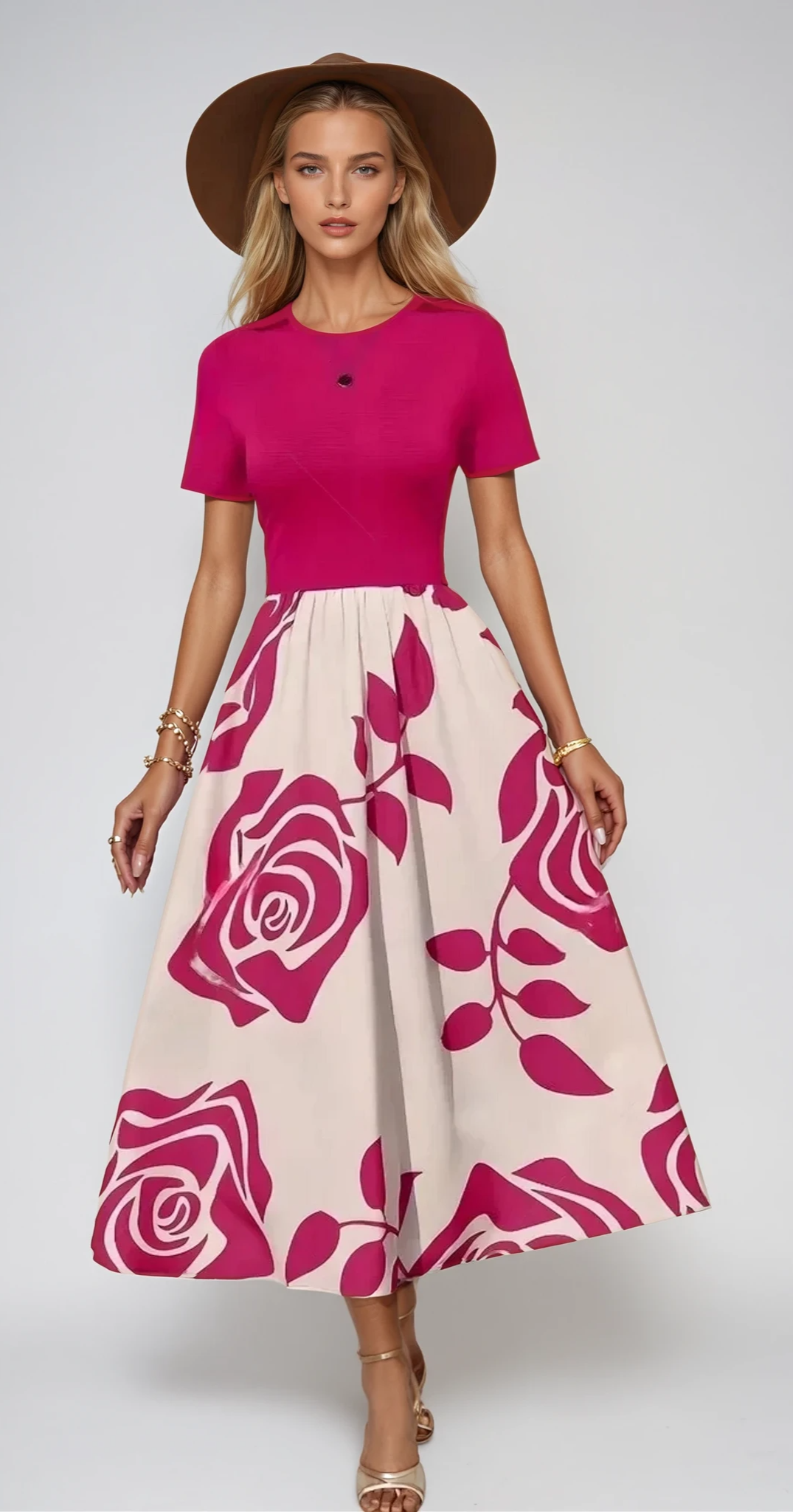 Grace | Abito estivo vintage elegante da donna | Midi