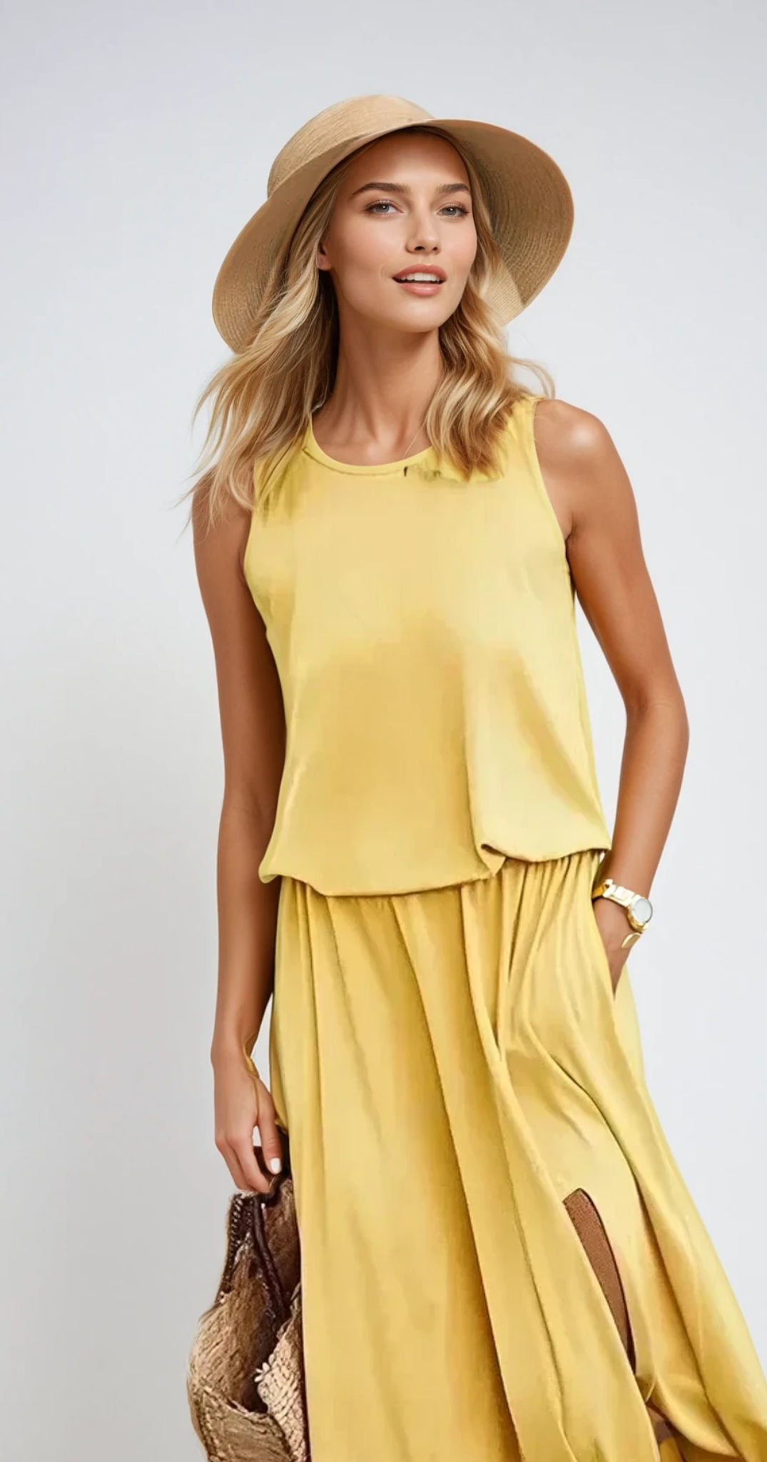 Elena | Abito estivo elegante e leggero da donna | Maxi