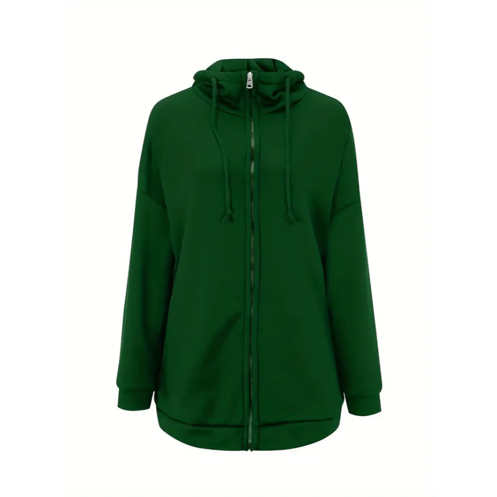 Dames Oversized Hoodie Jurk | Lange Mouwen, Capuchon