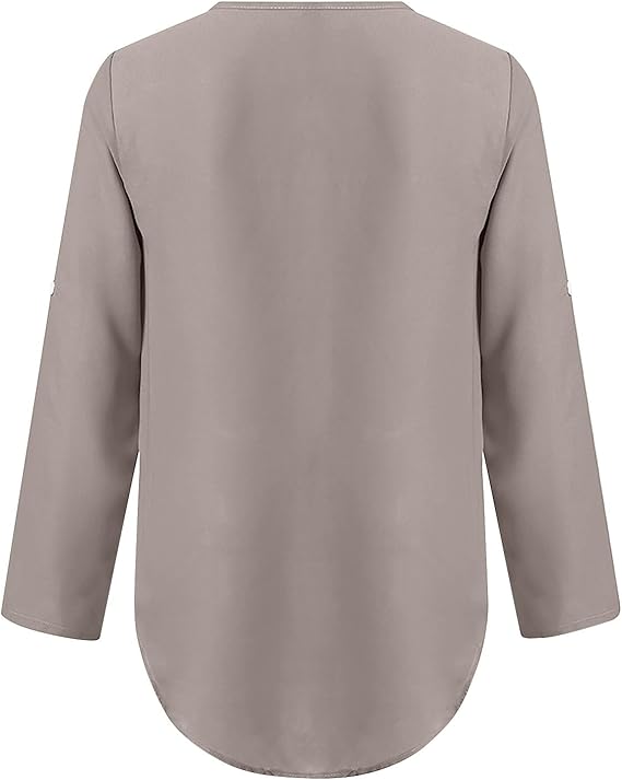 Dames Zomer Blouse | Luchtig, Ritsdetail