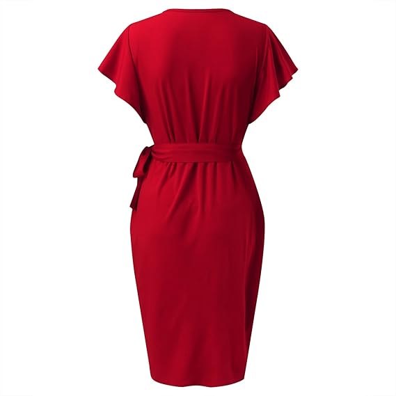 Dames Zomer Jurk | Kort, Wikkeldesign
