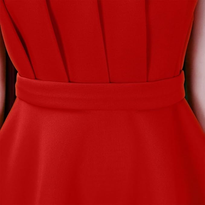 Dames Elegante asymmetrische zomerjurk | Midi