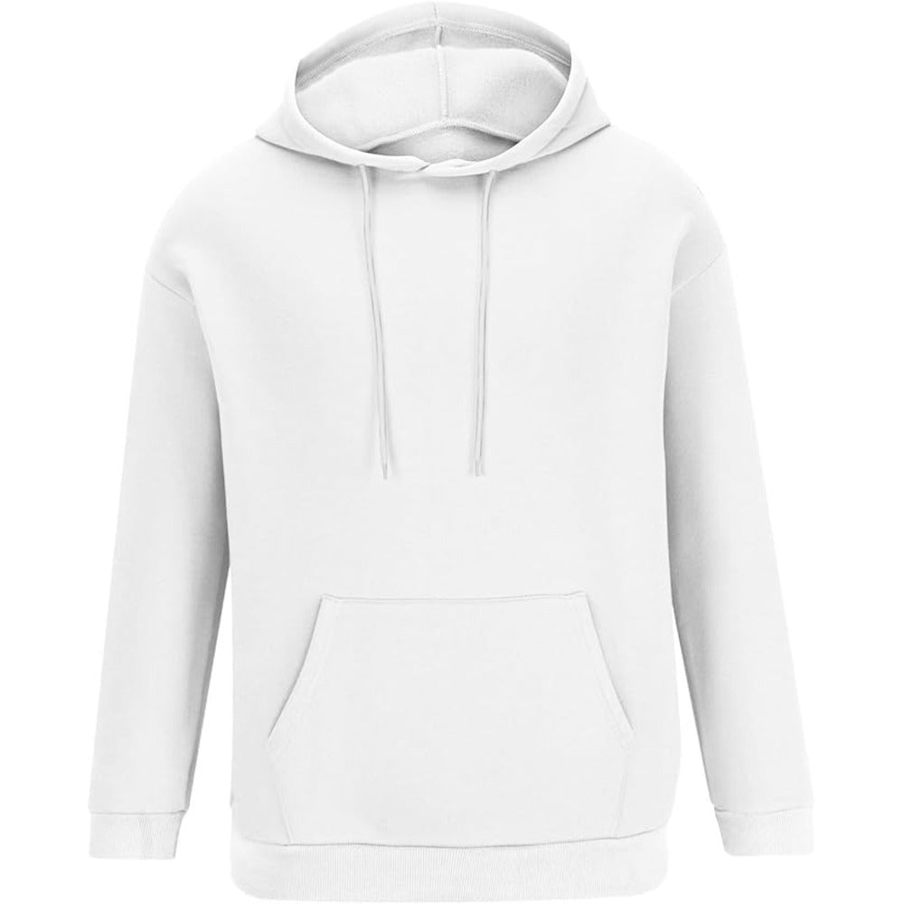 Heren comfortabele hoodie trui | Met capuchon lange mouwen