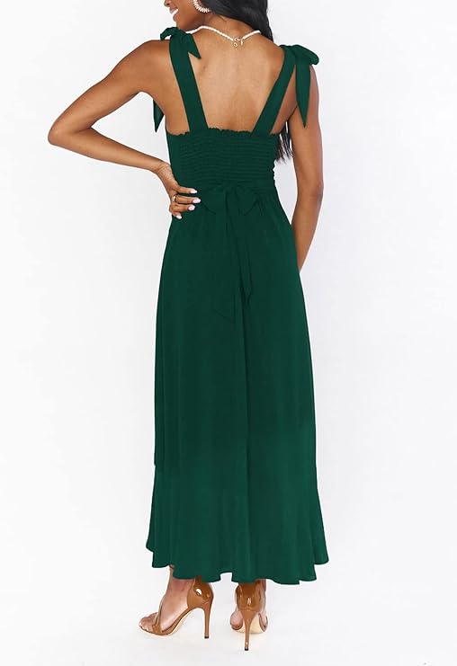 Dames Elegante split zomerjurk | Maxi