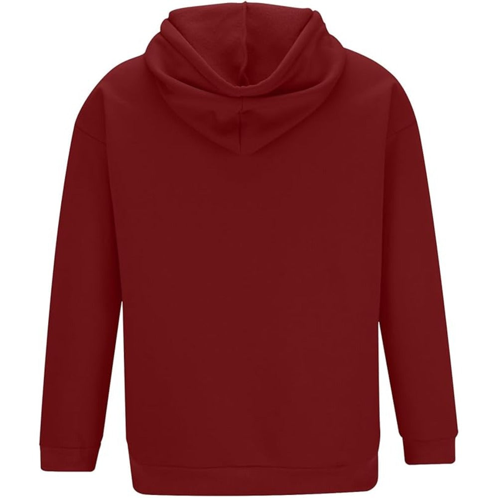 Heren comfortabele hoodie trui | Met capuchon lange mouwen