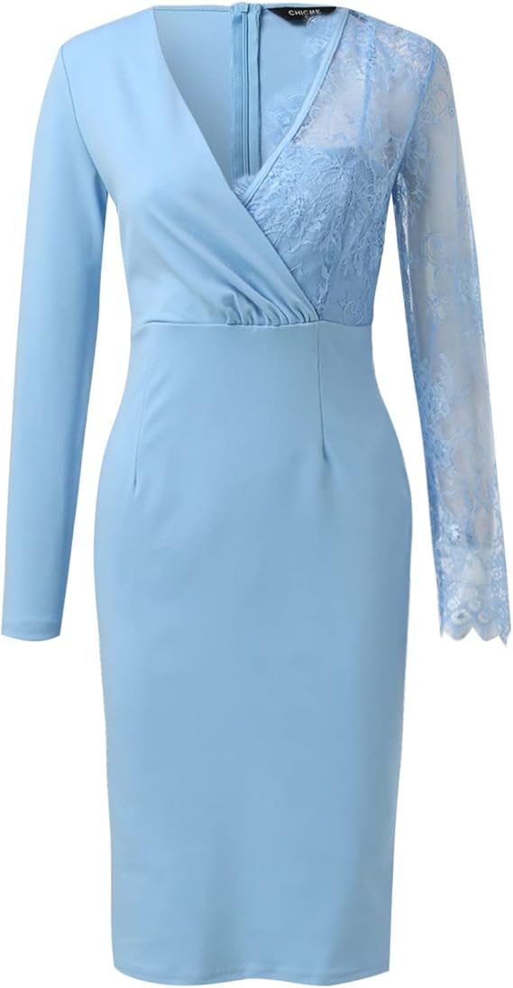 Dames Elegante kanten Cocktailjurk | Midi