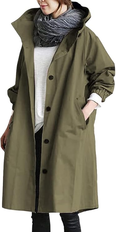 Dames Herfst Parka | Lang, Met Capuchon