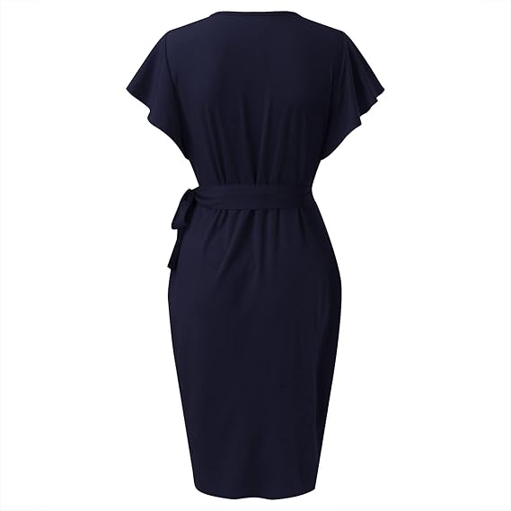 Dames Zomer Jurk | Kort, Wikkeldesign