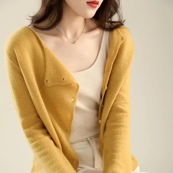 Dames Gebreide Cardigan | Lang, Asymmetrisch
