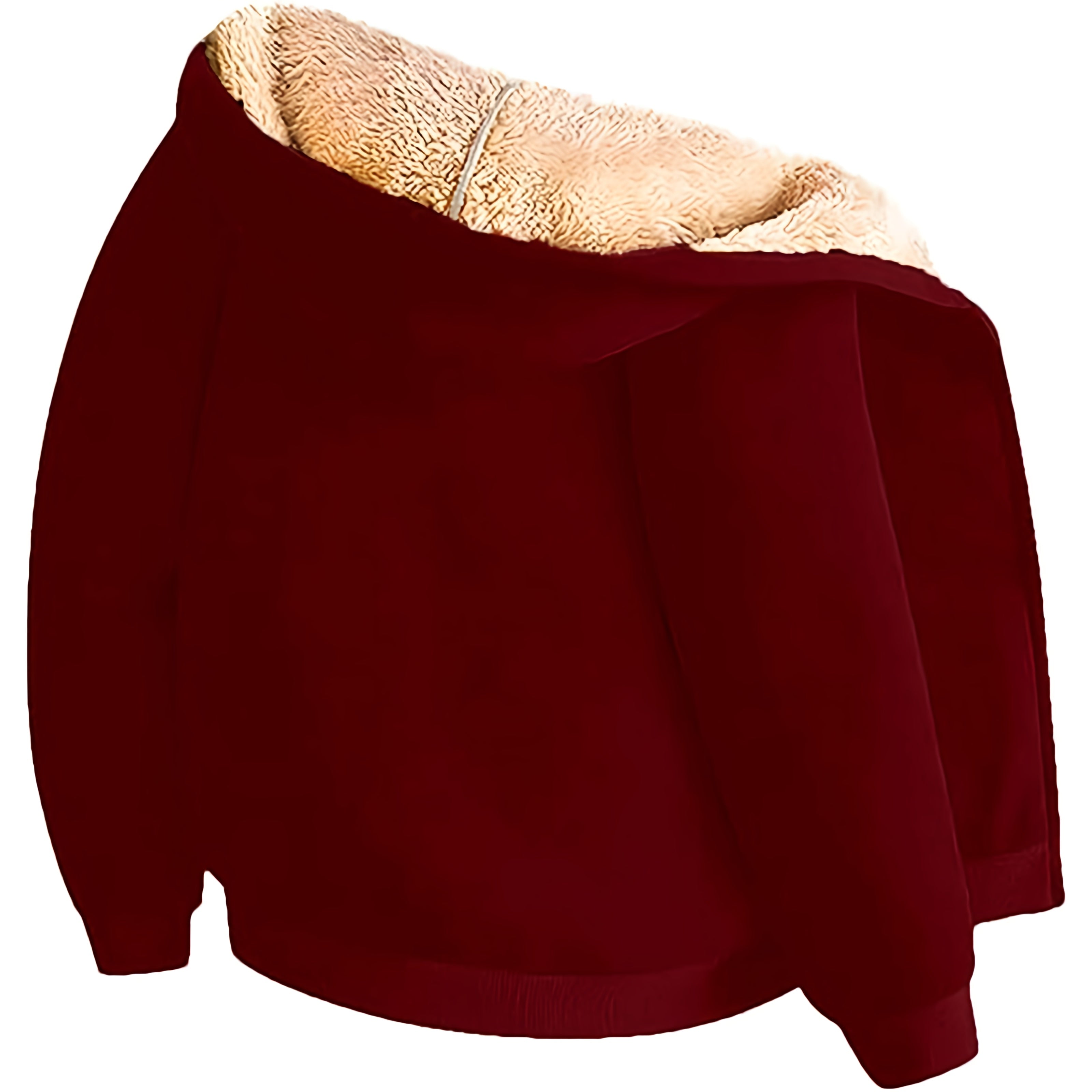 Dames Warme Teddy Fleece Hoodie Jas | Met Capuchon, Rits