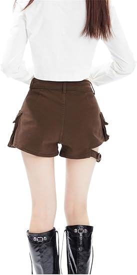 Dames Zomer Cargo Shorts | Kort, Met Riemdetail