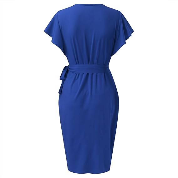 Dames Zomer Jurk | Kort, Wikkeldesign
