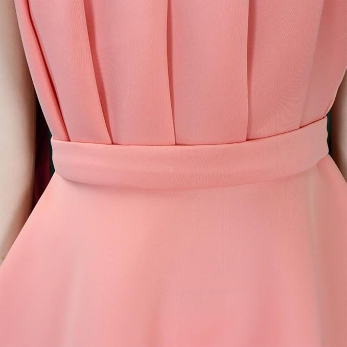 Dames Elegante asymmetrische zomerjurk | Midi