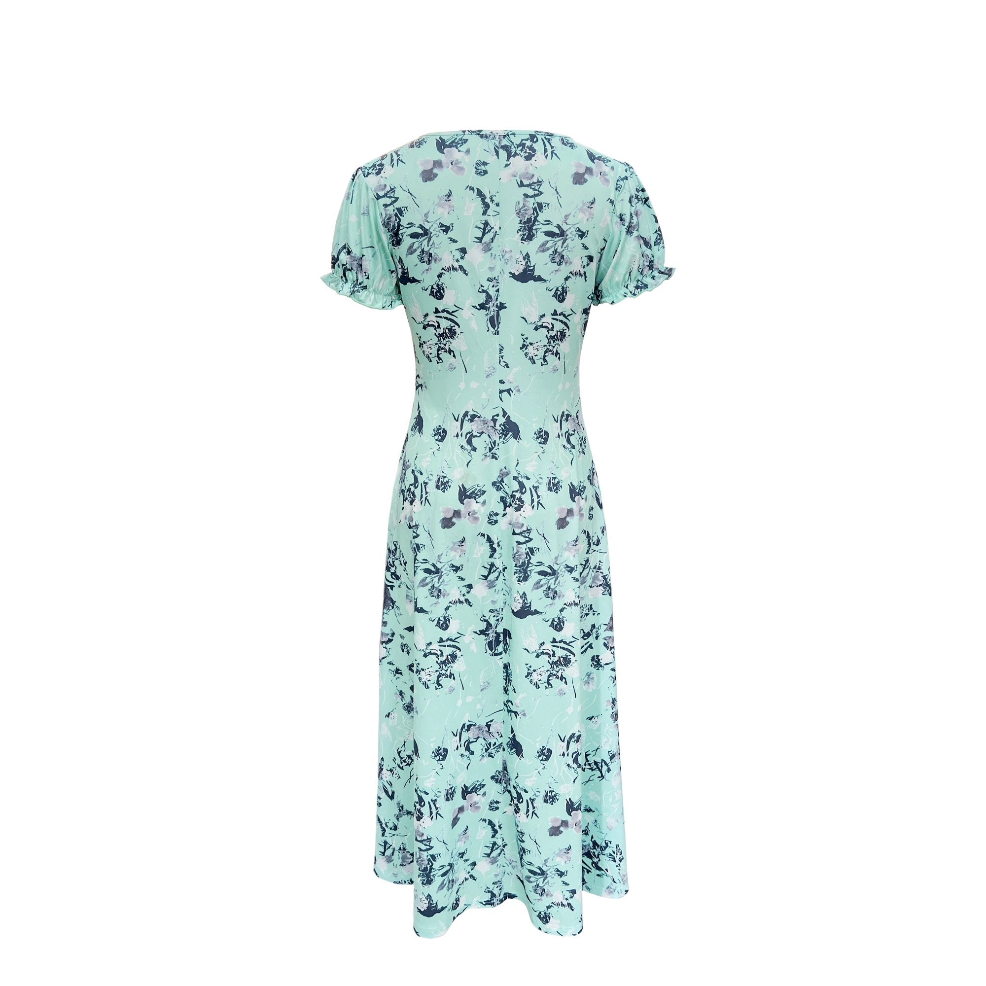 Dames Elegante zomerjurk met bloemenpatroon | Midi