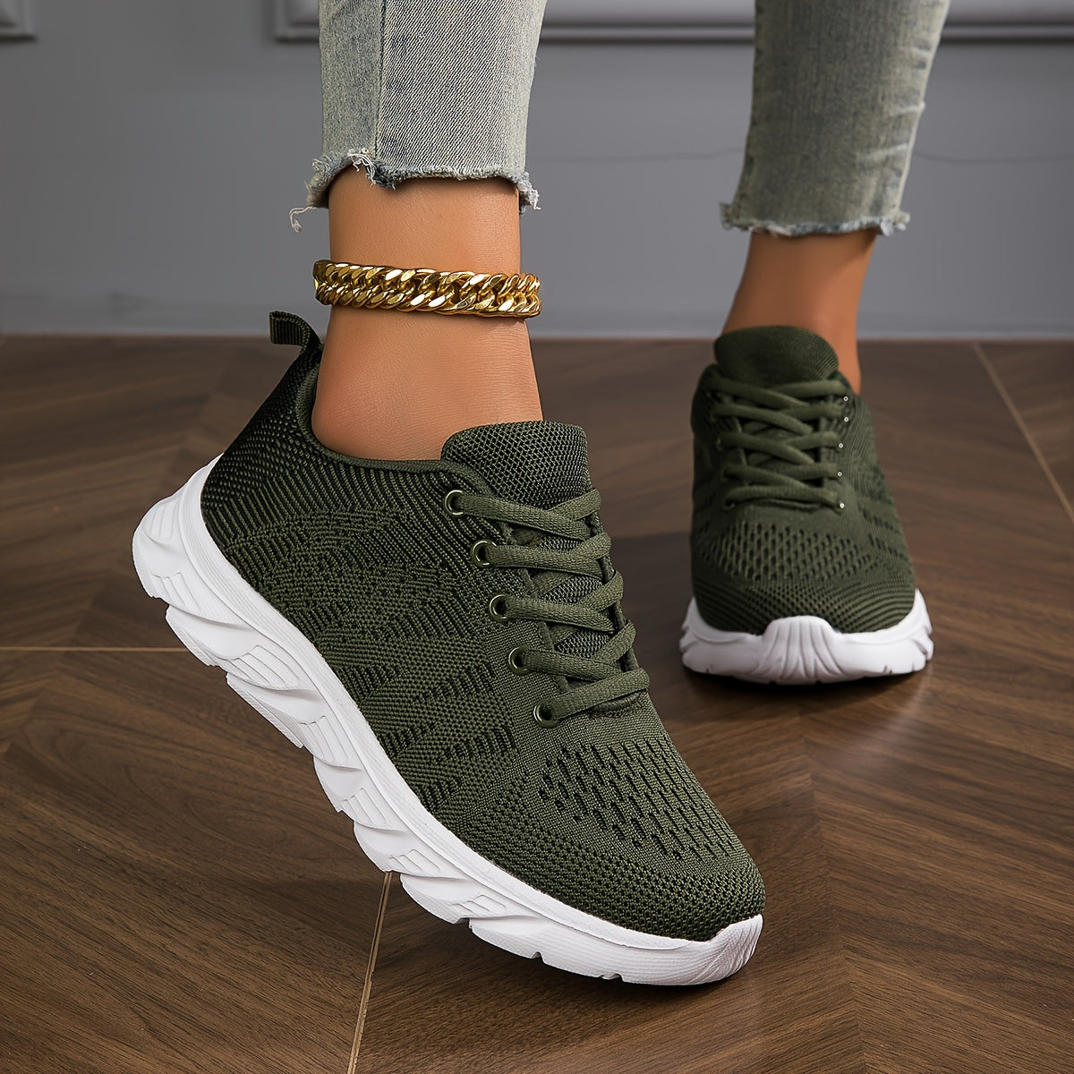 Dames Comfortabele Ademend Hardloopschoenen | Lichtgewicht Slipvast