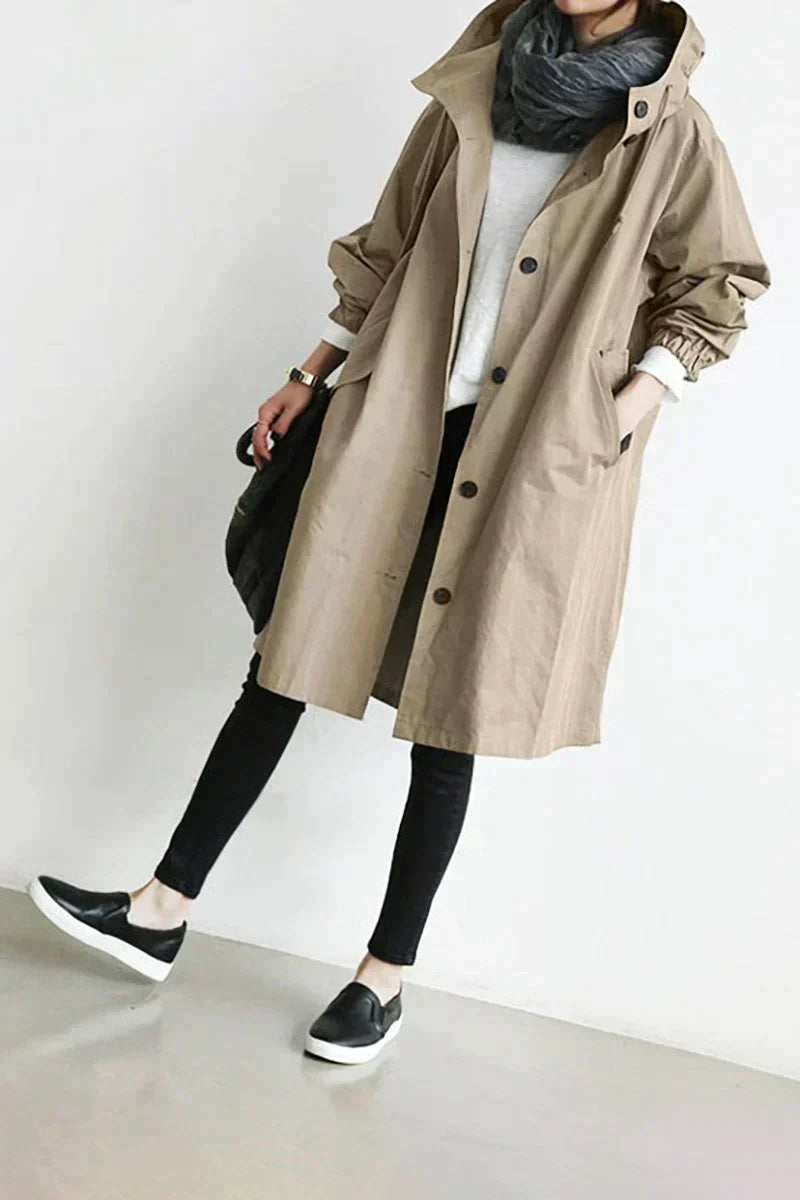Dames Herfst Parka | Lang, Met Capuchon