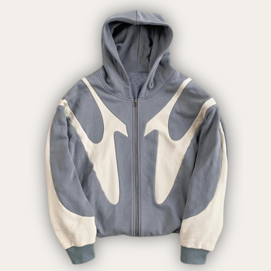Heren Grafische Hoodie Lente | Ritssluiting, Kap