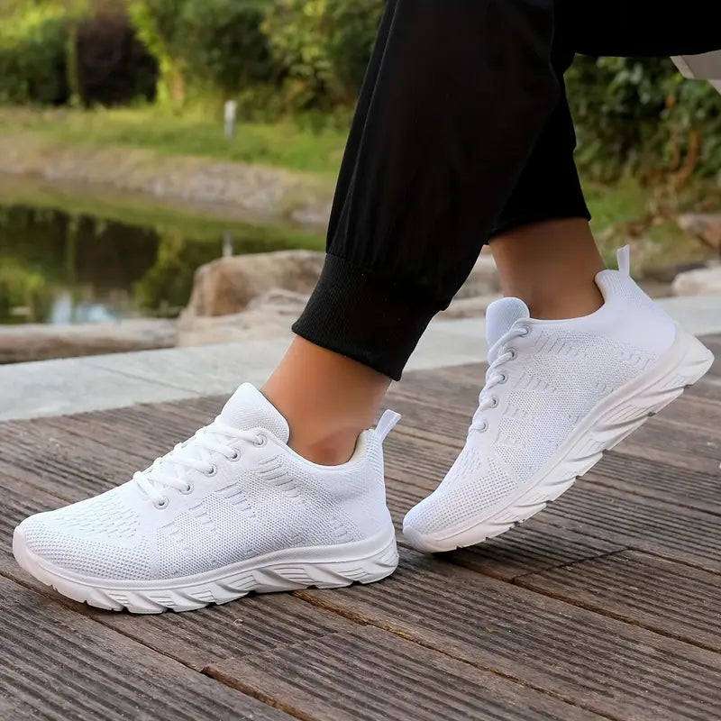 Dames Comfortabele Ademend Hardloopschoenen | Lichtgewicht Slipvast