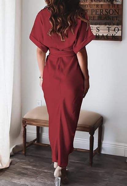 Dames Elegante geknoopte zomerjurk | Maxi