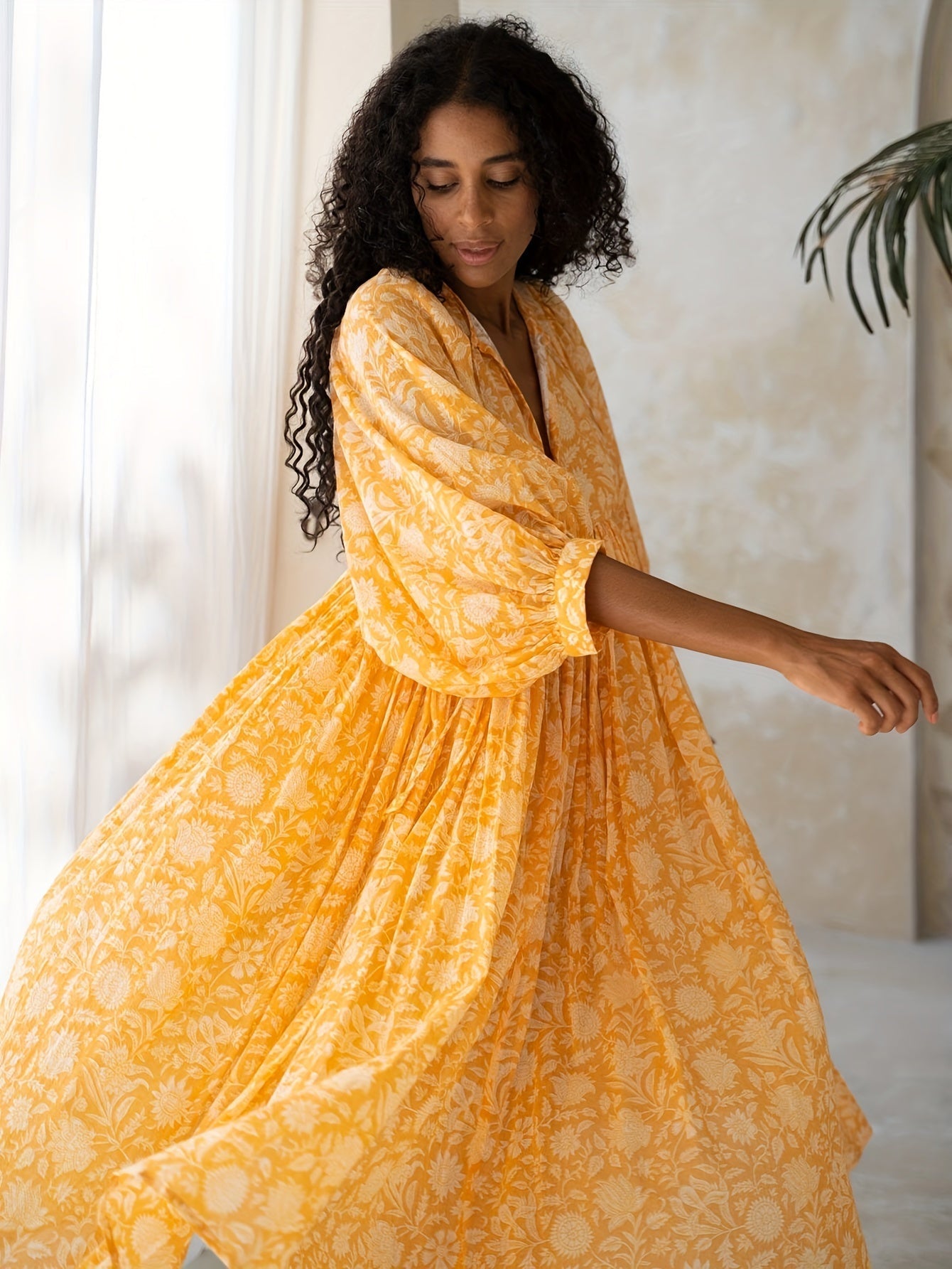Dames Zomer Jurk | Maxi, Bloemenprint