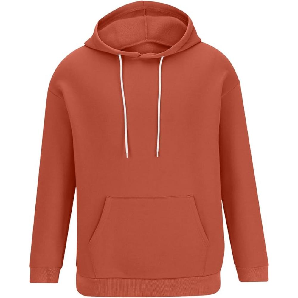Heren comfortabele hoodie trui | Met capuchon lange mouwen