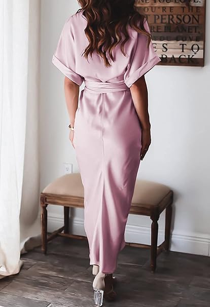 Dames Elegante geknoopte zomerjurk | Maxi