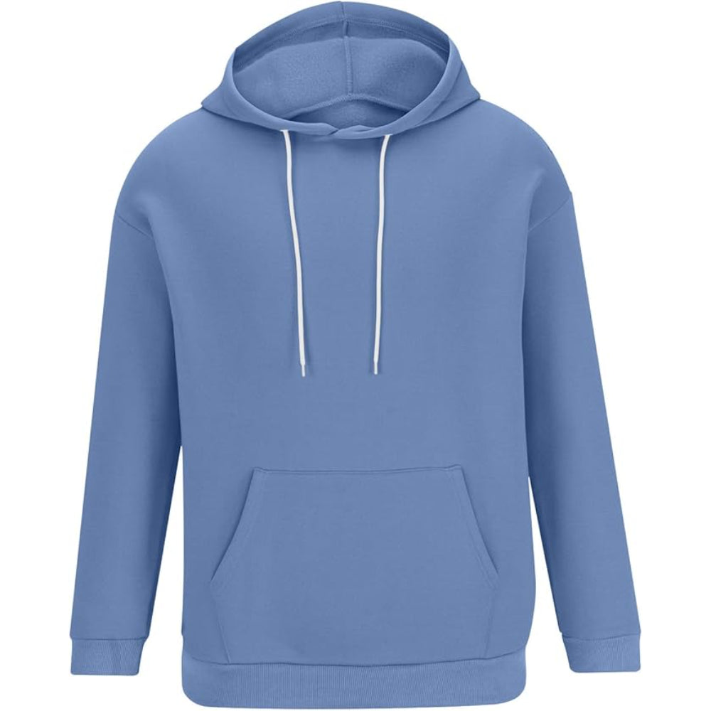 Heren comfortabele hoodie trui | Met capuchon lange mouwen