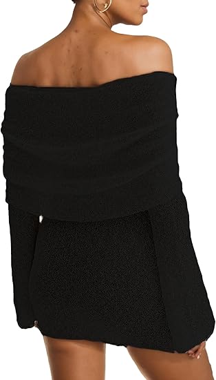 Dames Off-shoulder Partykleid | Mini
