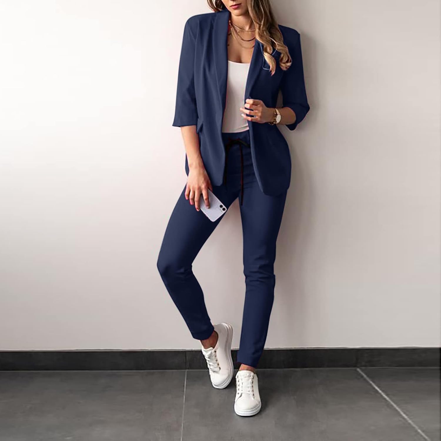 Dames Modern Elegant Zomer Set | Slim Fit, Met Hosen